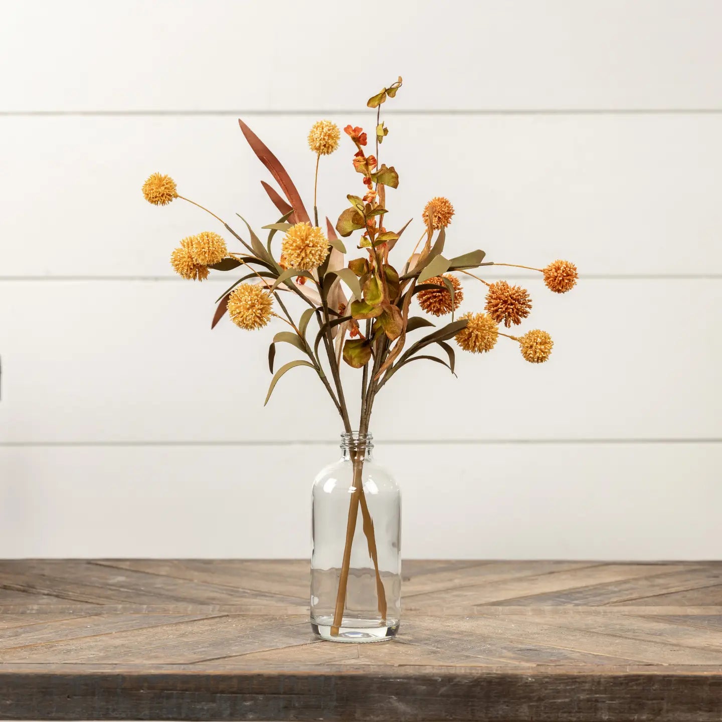 Orange Pom Pom in Vase