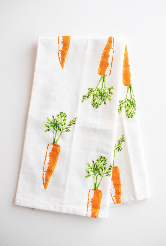 Carrot Tea Towel